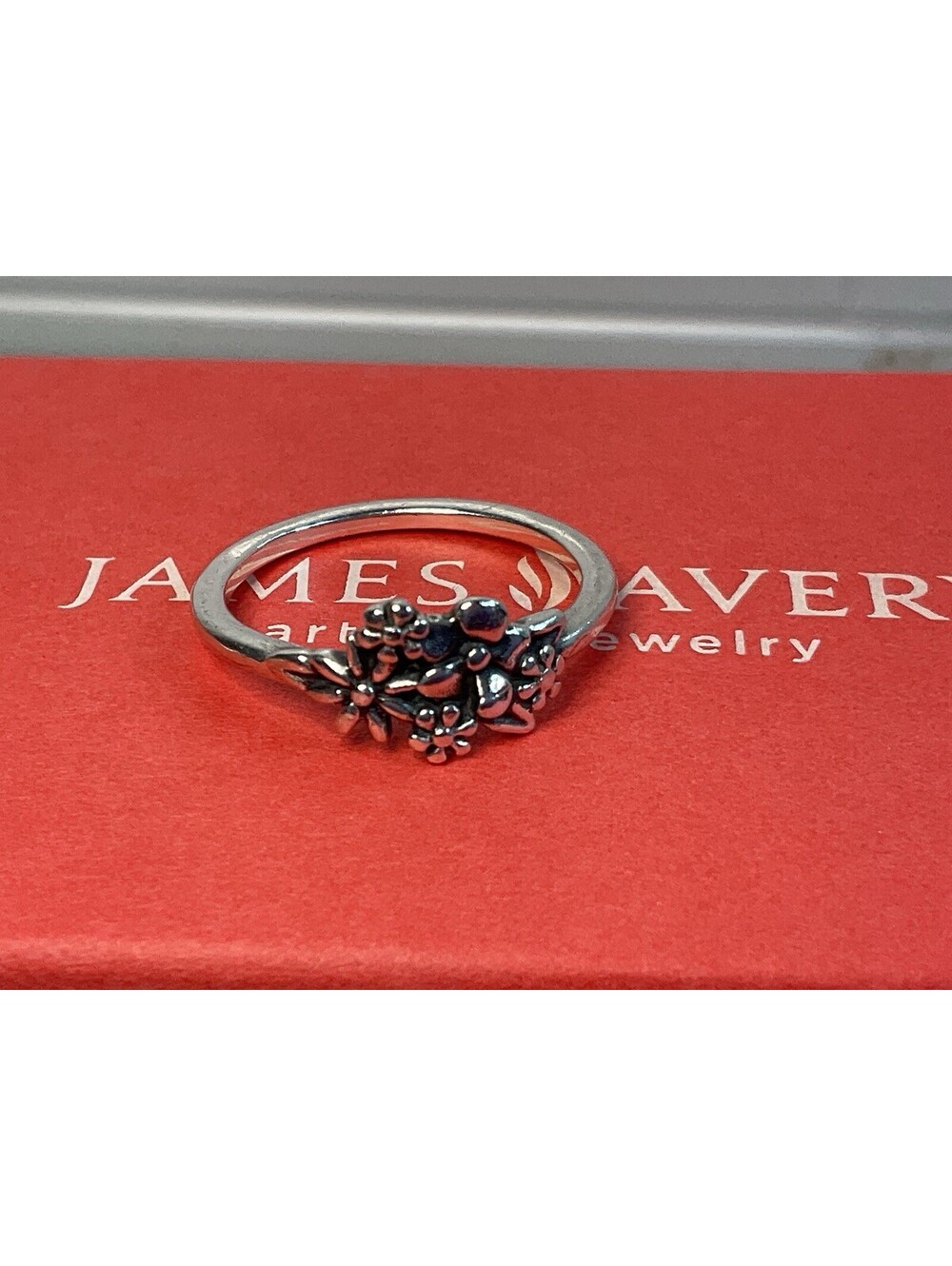 James Avery Garden Bouquet Ring Sz 8 Retired
